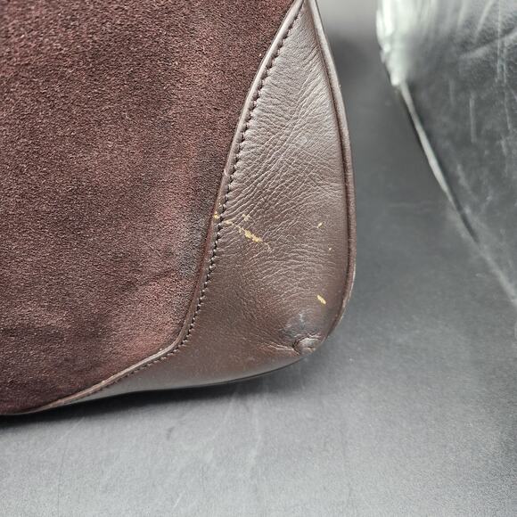 Vintage Gucci Jackie O. Bouvier Tom Ford Guccissima Bown Suede Leather Authentic - Picture 11 of 15